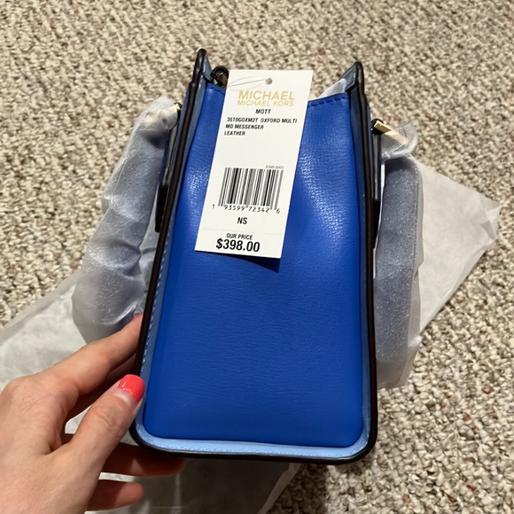 Michael Kors Mott Medium Messenger Convertible Crossbody(Oxford Multi)35T0GOXM2T - Picture 12 of 12